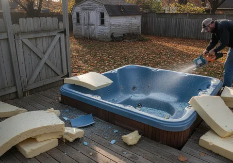 Hot Tub & Shed Removal in Kitchener